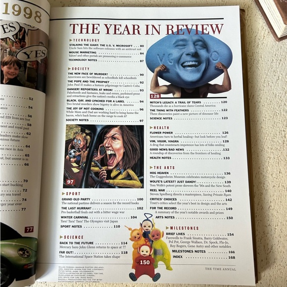 📘 TIME Annual 1998: The Year in Review – A Look Back at a Defining Year! - Picture 4 of 7